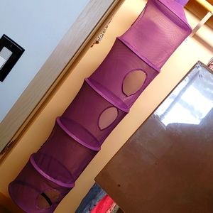 5 tier purple closet organizer